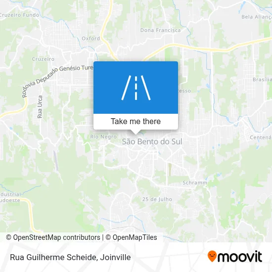 Rua Guilherme Scheide map