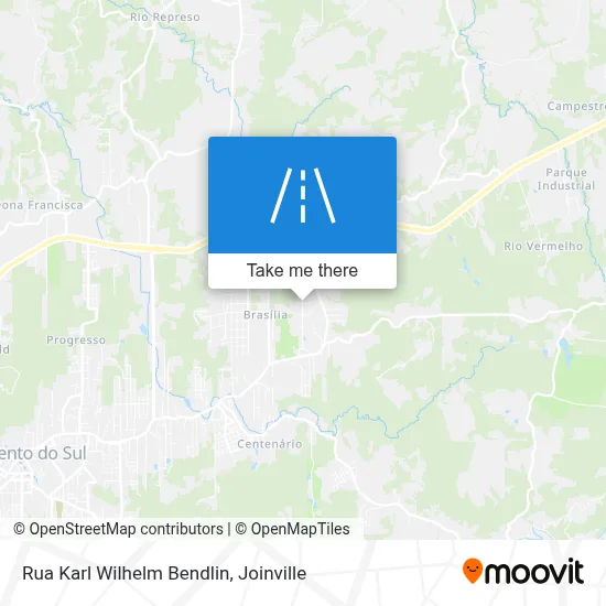 Rua Karl Wilhelm Bendlin map
