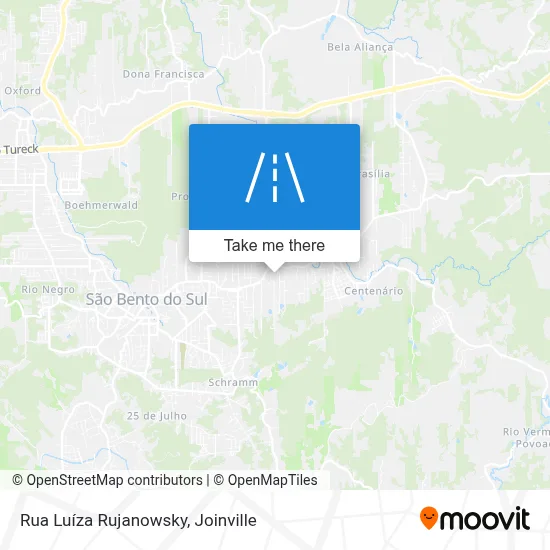 Rua Luíza Rujanowsky map