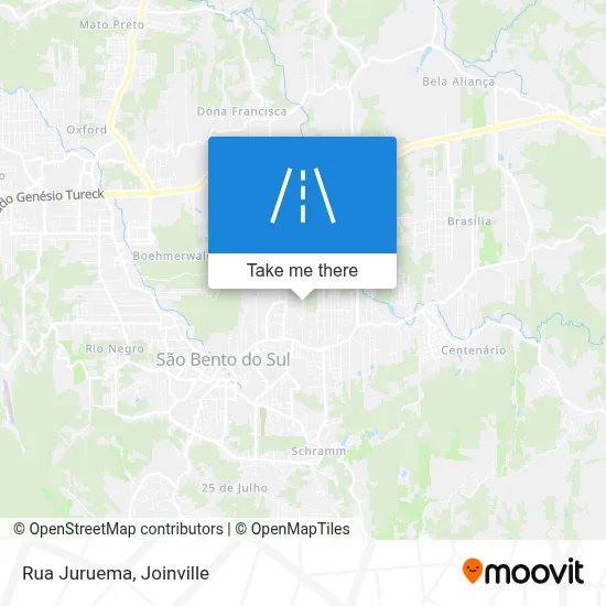 Rua Juruema map