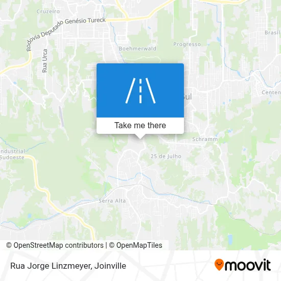 Rua Jorge Linzmeyer map