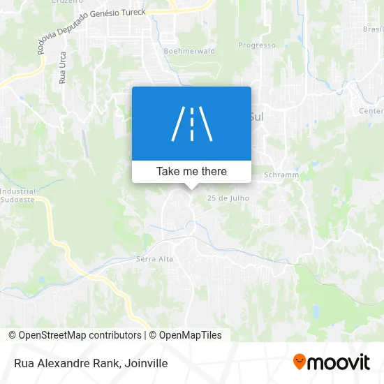 Rua Alexandre Rank map