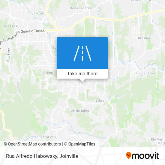 Rua Alfredo Habowsky map