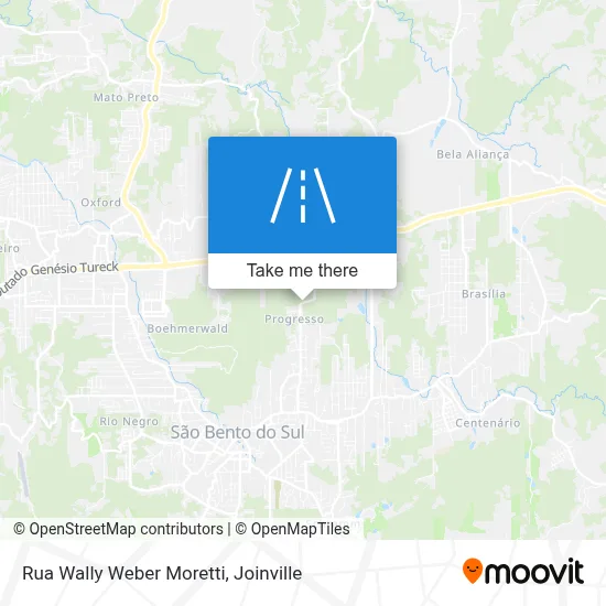 Rua Wally Weber Moretti map