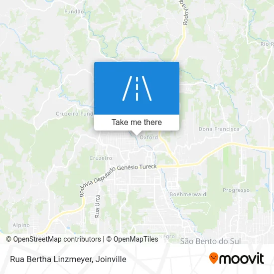 Rua Bertha Linzmeyer map