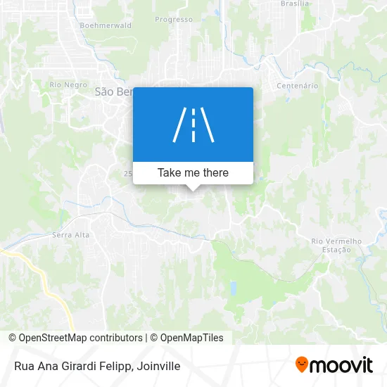 Rua Ana Girardi Felipp map