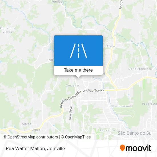 Rua Walter Mallon map
