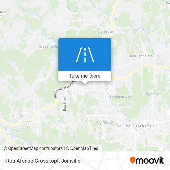 Rua Afonso Grosskopf map