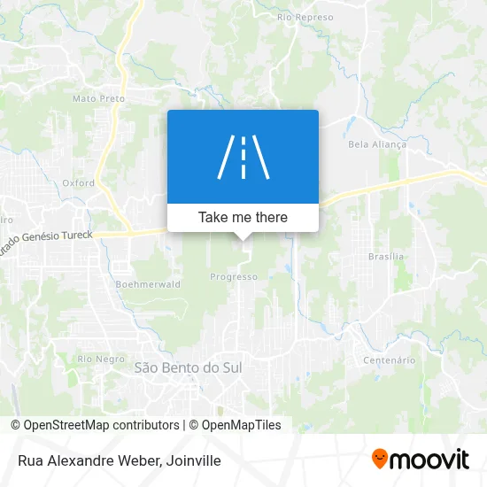 Rua Alexandre Weber map