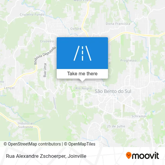 Rua Alexandre Zschoerper map