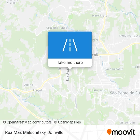 Rua Max Malschitzky map