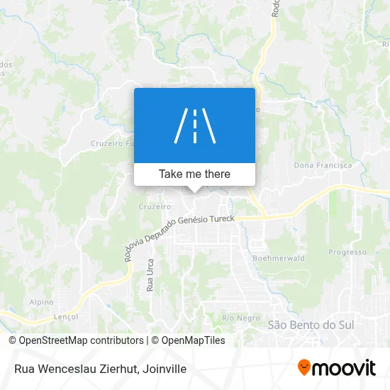 Rua Wenceslau Zierhut map