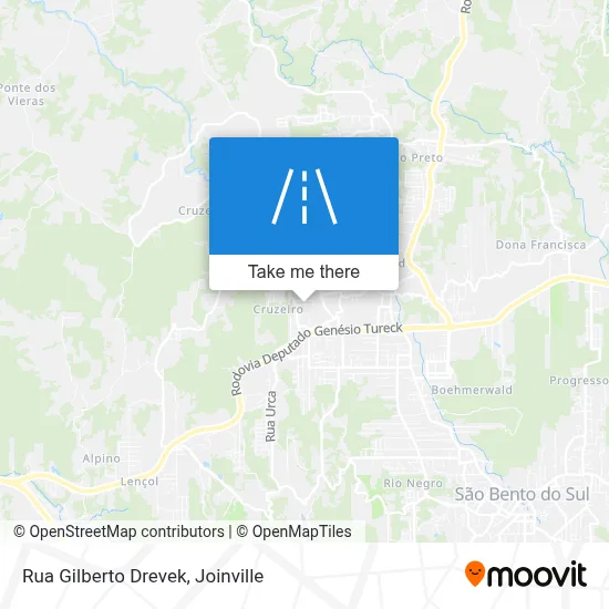Rua Gilberto Drevek map