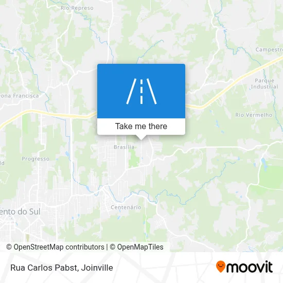 Rua Carlos Pabst map