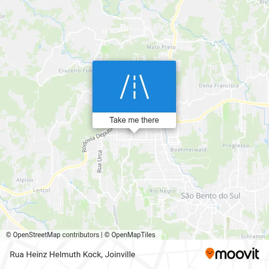 Rua Heinz Helmuth Kock map