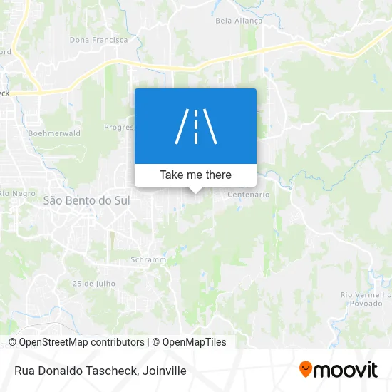 Rua Donaldo Tascheck map