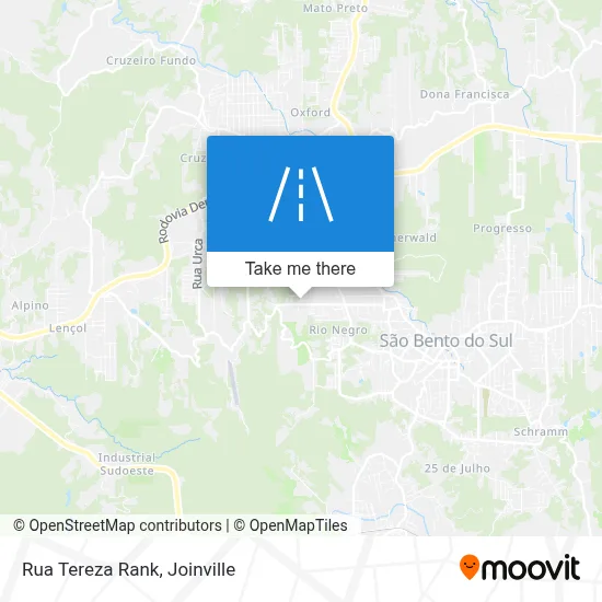 Rua Tereza Rank map
