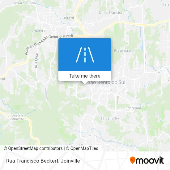Rua Francisco Beckert map