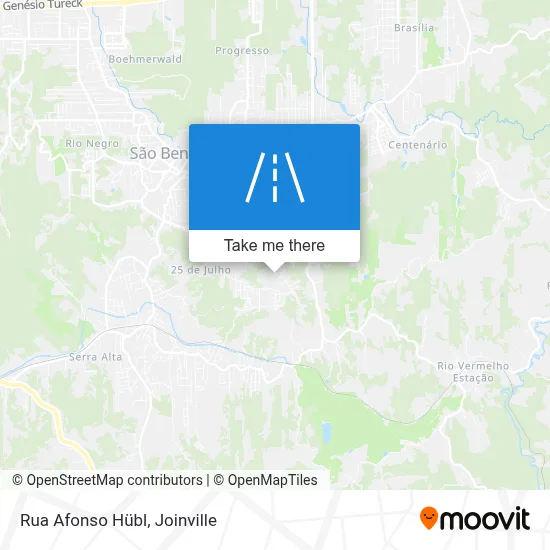 Rua Afonso Hübl map