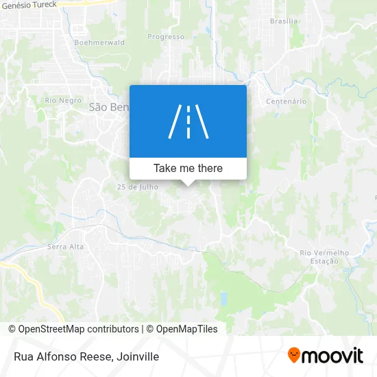 Rua Alfonso Reese map