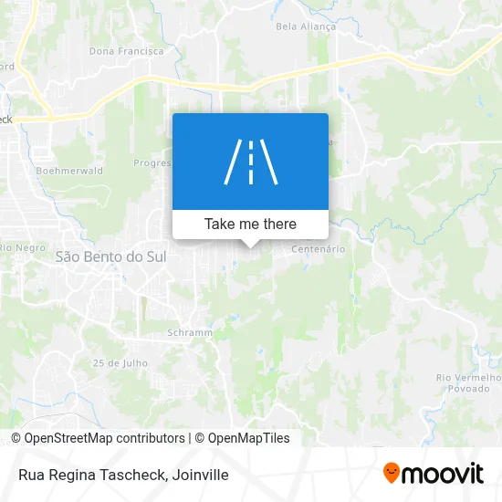 Rua Regina Tascheck map