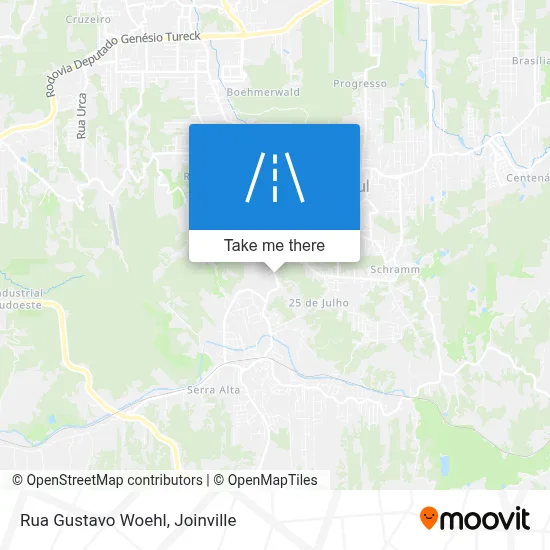 Rua Gustavo Woehl map