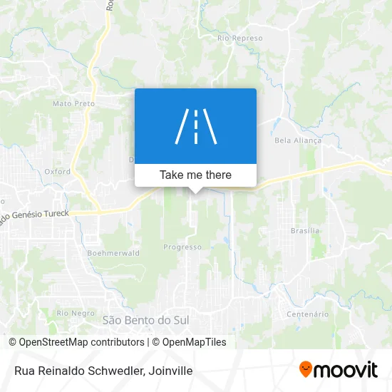 Rua Reinaldo Schwedler map