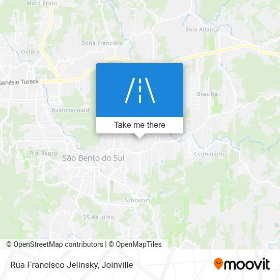 Rua Francisco Jelinsky map