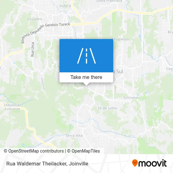 Rua Waldemar Theilacker map
