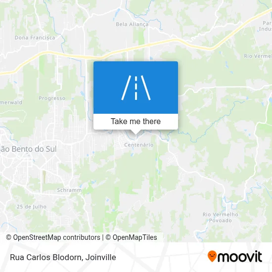Rua Carlos Blodorn map