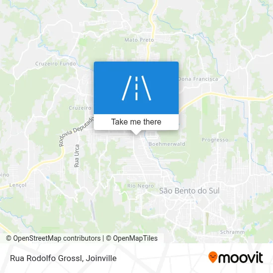 Rua Rodolfo Grossl map