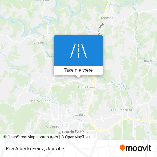 Rua Alberto Franz map