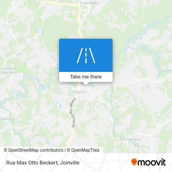 Rua Max Otto Beckert map