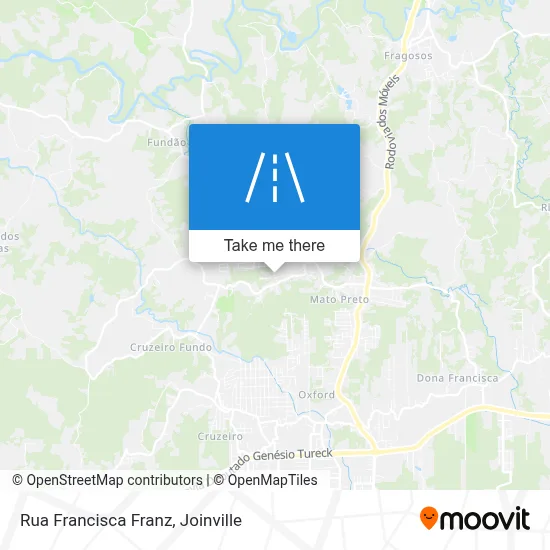 Rua Francisca Franz map