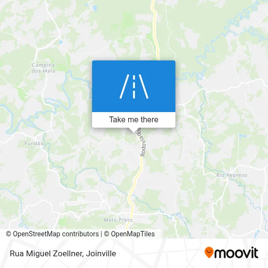 Rua Miguel Zoellner map