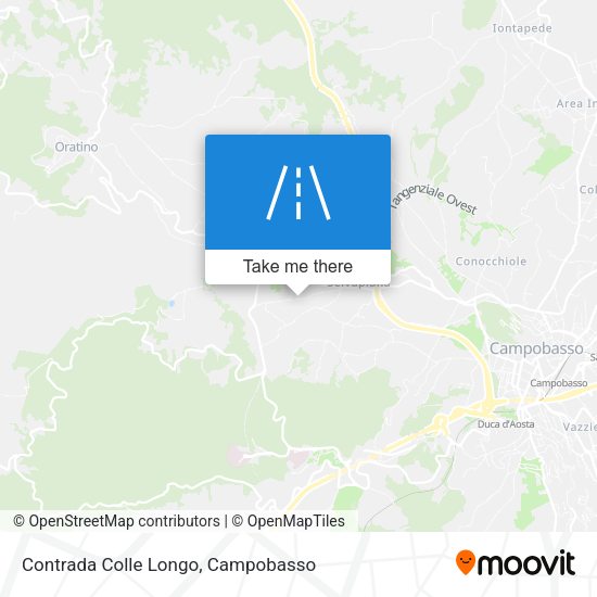 Contrada Colle Longo map