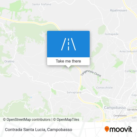 Contrada Santa Lucia map