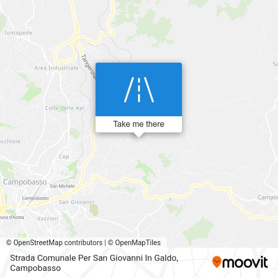 Strada Comunale Per San Giovanni In Galdo map
