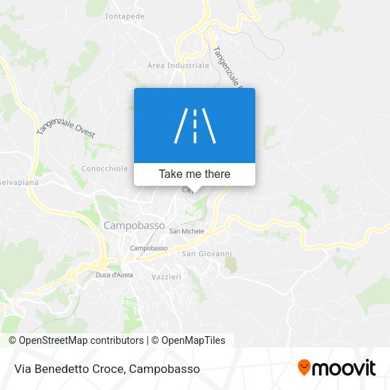 Via Benedetto Croce map