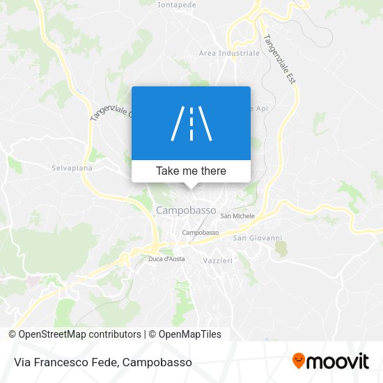 Via Francesco Fede map