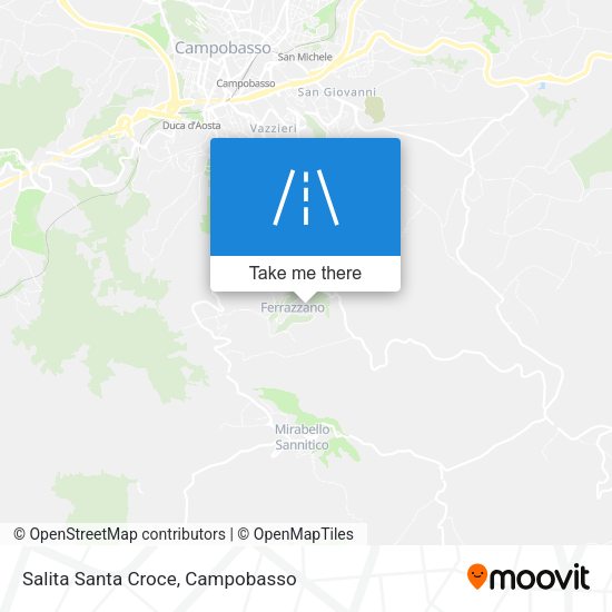 Salita Santa Croce map
