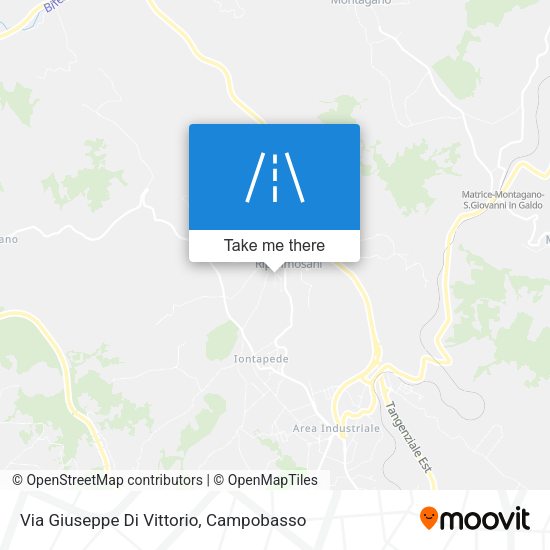 Via Giuseppe Di Vittorio map