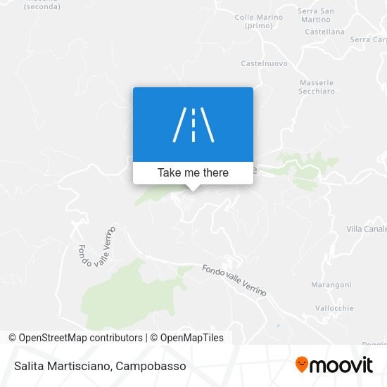 Salita Martisciano map