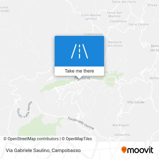 Via Gabriele Saulino map