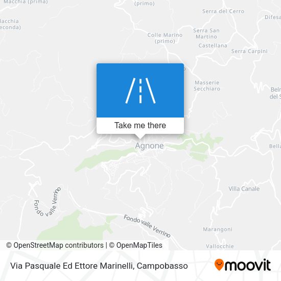 Via Pasquale Ed Ettore Marinelli map
