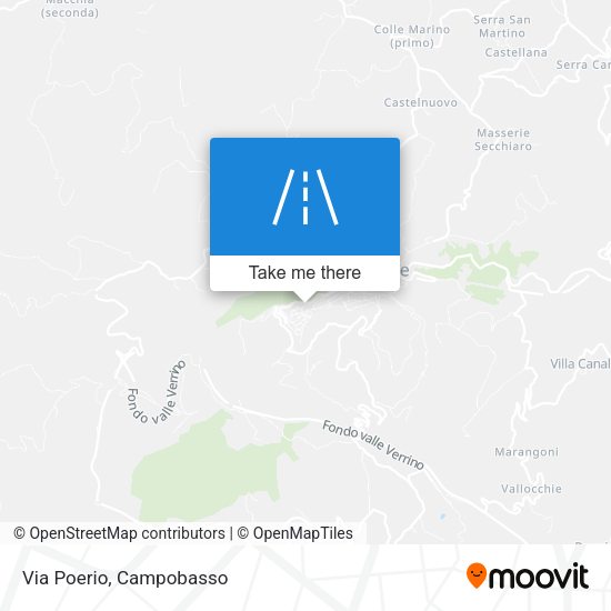 Via Poerio map