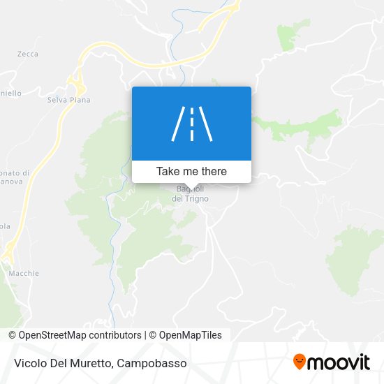 Vicolo Del Muretto map