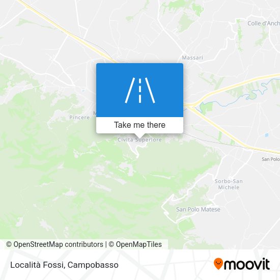 Località Fossi map