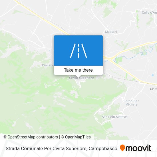 Strada Comunale Per Civita Superiore map
