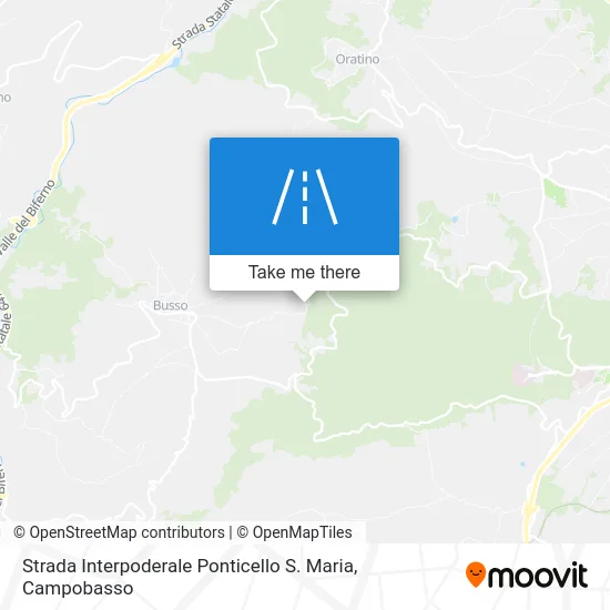 Strada Interpoderale Ponticello S. Maria map